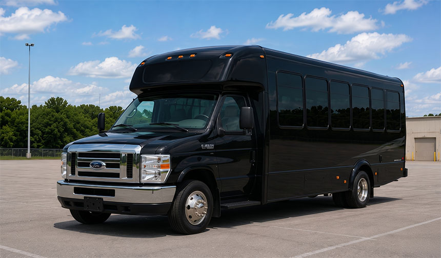 20-passenger minibus for charter in Detroit, MI