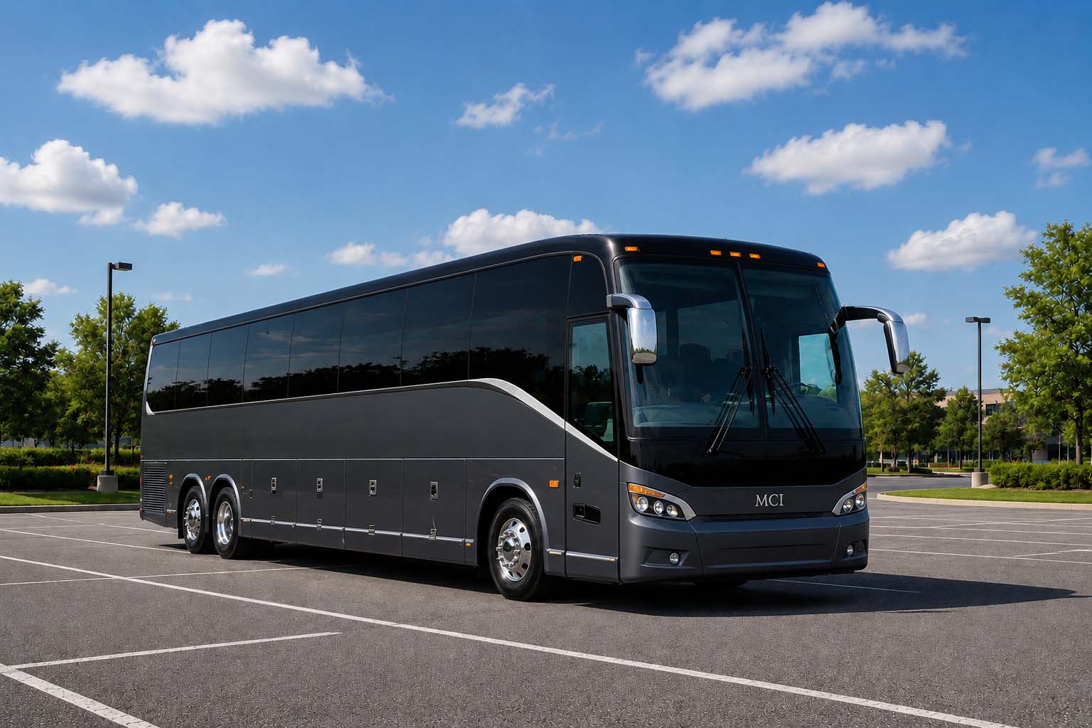Charter bus rental in Detroit, MI